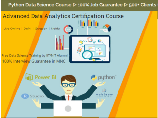 Best Data Science Certification in Delhi, Dwarka, SLA Institute, Free R & Python with ML Certification, with Free Placement
