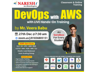 Best Devops With AWS Training in Hyderabad 2024