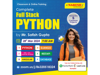Full Stack Python Course Online Training Institute in Hyderabad | NareshIT