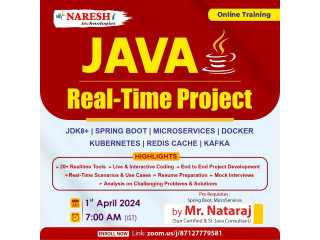 No1 Java Course Online Training Institute In Hyderabad 2024 | NareshIT