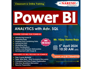 No1 Power BI Course Online Training Institute In Hyderabad | NareshIT