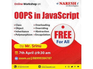 Best OOPS in JavaScript Online Workshop Training Institute In Hyderabad 2024 | NareshIT