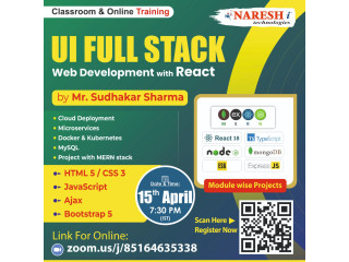 UI Full Stack Web Development Training institutes in KPHB
