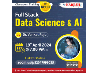 Full stack Data Science Best Training institute in KPHB