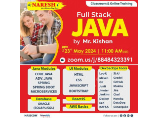 Best Full Stack Java and Core Java Online Training by Naresh IT