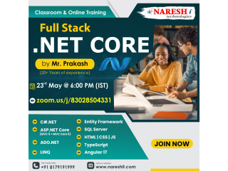 Best Full Stack Dot Net Online Training by Naresh IT
