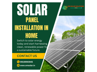 OM Solar: Solar Panel Installation in Home