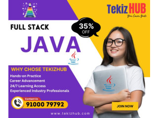 Best Full Stack Java Online Training Institute In Hyderabad | TekizHub