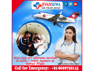 Advanced Jivan Sewa Air and Train Ambulance Service in Itanagar Is Available