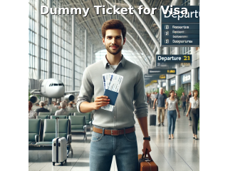 Dummy flight ticket for visa