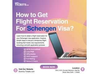 How to get flight reservation for schengen visa?